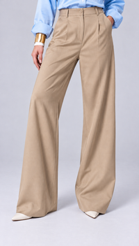 Pantalon Wide Leg Taille Haute