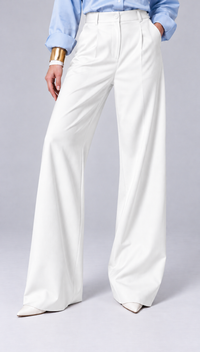 Pantalon Wide Leg Taille Haute