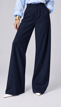 Pantalon Wide Leg Taille Haute